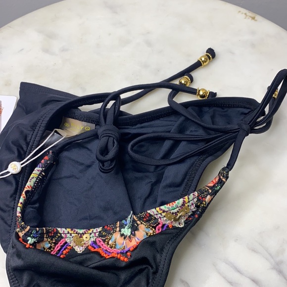 NWT Pilyq Embroidered Tie Bottom Size Large - Picture 6 of 6